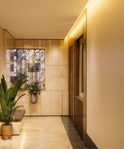 2.Garuda _ A 4BHK Flat Interiors with Uber luxury style in Hyderabad